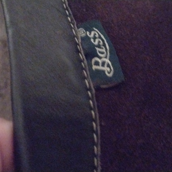 Men's Bass Dark Brown Bass Slip on leather shoes size 9.5 - Picture 5 of 8